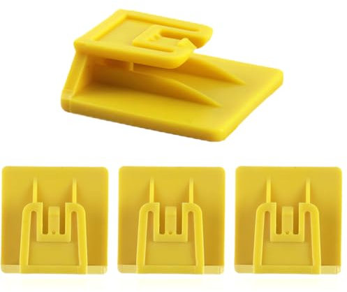 Clip Supporto per T.pass - 4 Pezzi Clip per Telepedaggio 2019 Sistema di Fissaggio Removibile, 3 x 3 cm, Porta T.pass per auto,Clip di supporto per Telepedaggio (modello T.Pass 2019) per auto