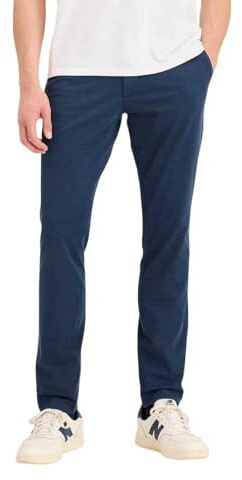 Dockers Herren GO Active Flex Chino Skinny Pants, Ocean Blue, 30W / 32L