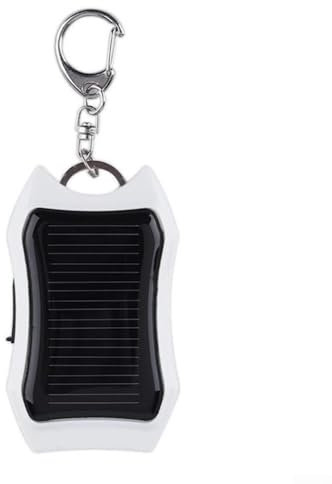 Batterie externe solaire portable conçue pour charger vos appareils rapidement n'importe où (blanc)