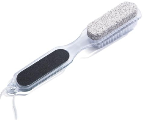 Levigatore Piedi 4 in 1 in Plastica, Pomice, Gomma e Acciaio