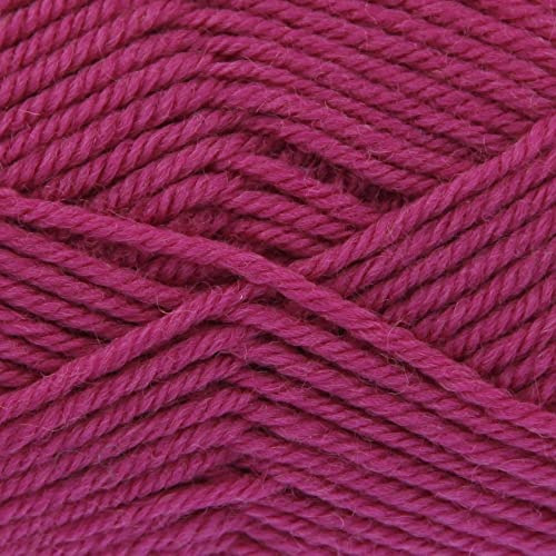 King Cole 60787 Merino Blend DK Fuchsia Yarn - 104M, 50g