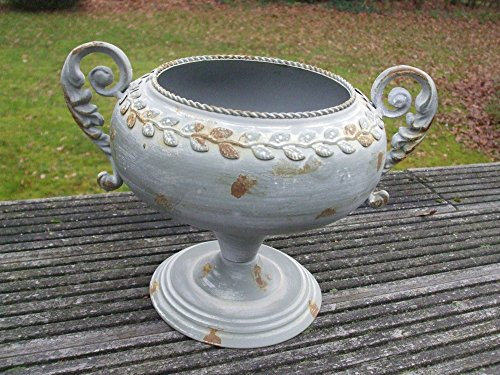 Traumschöne Amphore, Pflanztopf, Eisenblech, Antik-Look, Impressionen