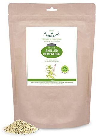 Hempiness Organiska skalade hampafrön 1 kg (europeiska)