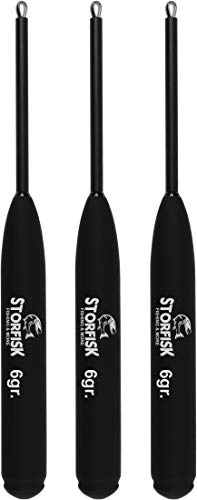 Storfisk fishing & more Lot de 3 ou 5 pinces de fixation pour la pêche à la truite, présentation naturelle des leurres sur l'eau, poids : 6 g.