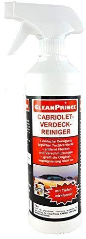 CleanPrince Verdeckreiniger 500 ml Cabriolet Verdeck Reiniger Cabriodach Cabrioverdeck Cabrioverdeckreiniger