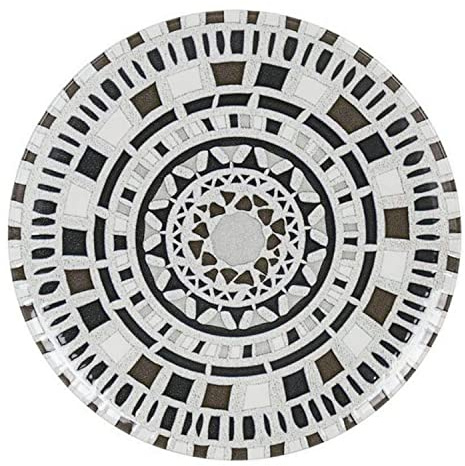 La Mediterránea S2206815 Assiette plate, Barroc Monaco Brillo, porcelaine, 26 cm