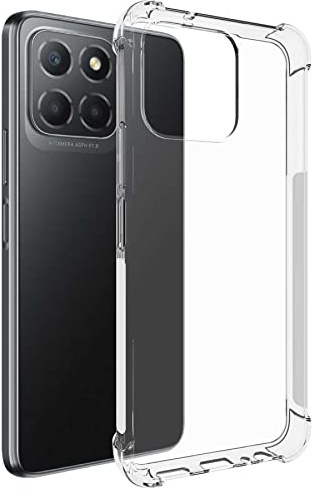 mtb more energy® Case Soft Armor Compatible avec Honor X8 5G (VNE-N41, 6,5'') – Coins renforcés – Protection de l'appareil photo – TPU 1,5 mm – Coque de protection pour téléphone portable