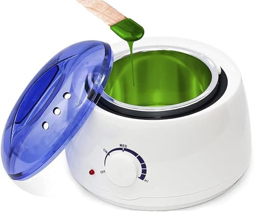 Scaldacera Elettrico Professionale 100w per Tutti i Tipi di Cera - Controllo della Temperatura Regolabile e Sicurezza Termica Integrata