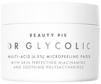 Beauty Pie Micropeeling Dr. Glycolic Multi-Acid Pads (65%) with Glycolic Acid for Exfoliating and Fighting Skin Aging