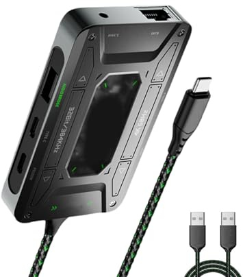 Dcaknri Adattatore A 7 Porte 5 Gbps per Dispositivi Auricolari USB C DS7 1000 Mbps PD100W Funzioni Multiple Ufficio E Uso Domestico5 Adattatore Streaming Live Gioco