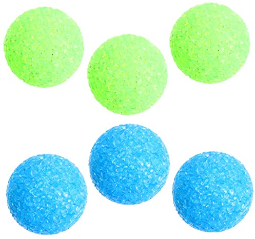Toyvian Balle Interactive pour Chat avec Clochettes Jouet à Balle D'appel en Plastique 5 Cm Lot De 6 Pièces pour Stimulation Et Jeu des Chatons Animaux De Compagnie
