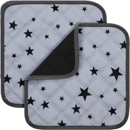 MBUYGYUO 2 Pcs Guinea Pig Cage Liners Guinea Pig Fleece Bedding Absorbent Accessories Reusable Washable Pee Pad Non Slip Mats for Small Animals Cages Hamster Bunny