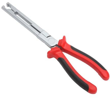 TMZELOA Pinza 9'' pinza candele preriscaldamento pinza connettore candele strumento candele preriscaldamento – Apertura 0–90 mm e testa inclinata per sensori e riparazione motore diesel