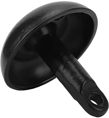 Tbest Ancla de Seta de Acero Al Carbono, 10 LB, Revestimiento de PVC Fundido Sólido, Negro, para Barcos de Pesca, Yates, Motos Acuáticas, Kayaks, Duradero, Resistente Al Desgaste,