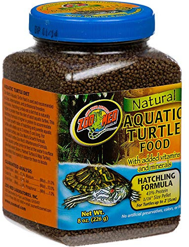 Zoo Med Natural Aquatic Turtle Food 226g, Aufzuchtfutter für Wasserschildkröten