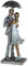 Joe Davies Rainy Day Romantic Embrace Figures Sculpture