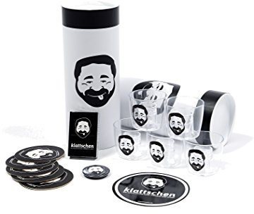 DENKRIESEN - klattschen® - Trinkspiel - offizielles Geschenkset zum Kult-Trinkspiel - Partyspiel - Geschenkidee für Erwachsene - Saufspiel - Junggesellenabschied