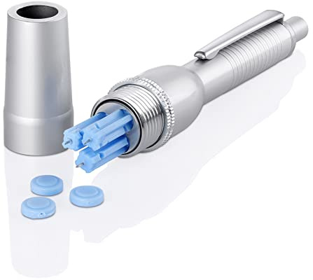Lancing Device of Three Needles for Safety Sterile Acupuncture and Cupping with Two Box 100pcs 23G Lancet