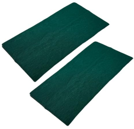 WESTEND CHOICE Extra Wide Headbands 11cm Plain Stretchy Kylie Head Band 2 Pack Unisex Bandeau Headbands for Women & Men Soft Hairbands Yoga Bandana Headband (Dark green)