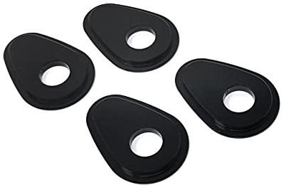 Simda Pro Motorcykel Binker adapterplattor för blinkersplattor av hög kvalitet CNC aluminium monteringsplattor fram eller bak passar (Yamaha YZF-R1 YZF-R6 FZ6 FZ1 Fazer (SA1401)
