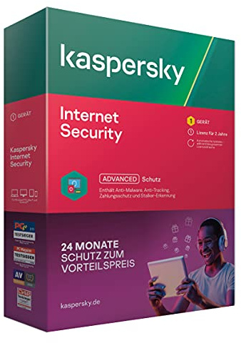 Kaspersky Internet Security 2022 | 1 Gerät | 2 Jahre | Limited Edition | Windows/Mac/Android | Aktivierungscode in Standardverpackung