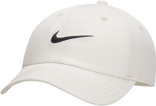 Nike FB5369-072 U NK Club Cap U CB SWSH L Hat Unisex Adult Light Bone/Black Tamaño M/L