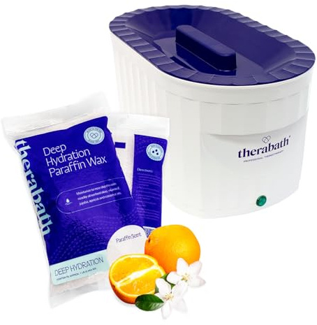 Therabath Vasca da bagno in cera di paraffina TB6 per termoterapia professionale, con ricarica di paraffina per idratazione profonda, aiuta ad alleviare la rigidità muscolare, terapia del calore