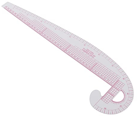 MOTOULAX 6501 Righello curvo, alta precisione, corpo trasparente, righello curvo in plastica, cucito, modello, design