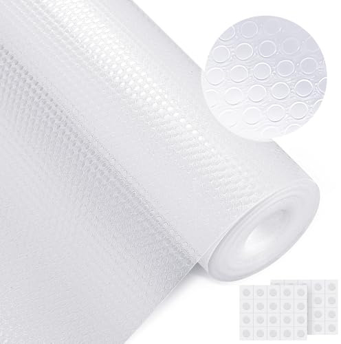 moinkerin Lådfoder 50 × 600 cm, 450 gsm icke-självhäftande kökshyllor, vattentät och oljesäker EVA skåpmatta, halkfritt kyl- och kökshyllskydd