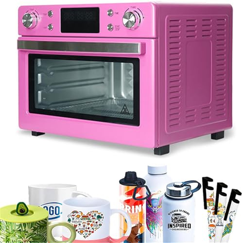 CYMYYDS Forno per Sublimazione da 1400 W con Display Digitale, Forno a Convezione da 16/30 Litri per Sublimazione di Tazze, Bicchieri, Borracce E Stampa in Serie 30L