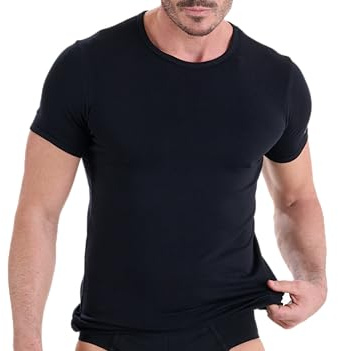 Navigare 571 Maglietta intima, Multicolore (Grigio/ Nero/ Navi), L (Taglia produttore:5), Pacco da 3, Uomo