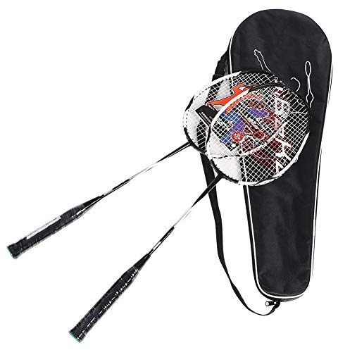 Racchetta da Badminton, Racchetta da Badminton in Alluminio al Carbonio per Allenamento Fitness con Badminton Accessori Per Badminton E Tennis
