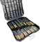99Pcs HSS Titanium Coated Twist Drill Bit Set, 135° Tip High Speed Steel Drill Bits Kit with Storage Case for Drilling in Wood/Cast Iron/Aluminum Alloy/Plastic/Fiberglass Size from 1.5-10mm