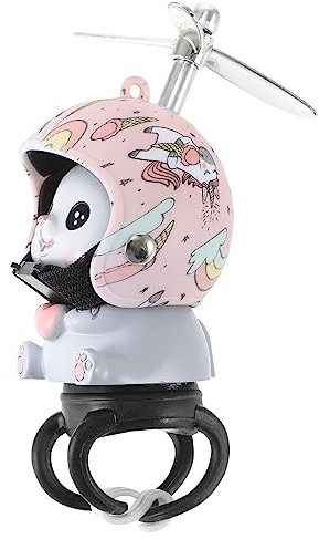 ABOOFAN Ornements De Sonnette Vélo Enfant Sonnette De Vélo Fixation pour Vélo Accessoires De Voiture à Lintérieur Vélo Électrique Sonnettes De Vélo Cloche Casque Homme Résine