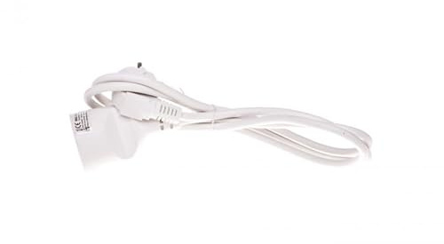 EMOS Verlängerungskabel 1,5 M French - Typ E - Weiß, NFL-001 E0111