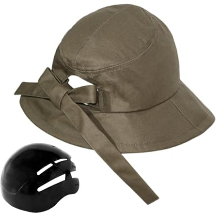 Kustimantu enbikes, casco da bici da adulto, casco da bicicletta da donna, per adulti, alla, rimovibile, antivento, unisex, tesa larga per la sportiva all'aria aperta