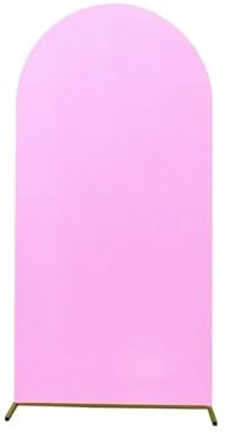 Bröllopsdekoration båge bakgrund tyg hög stretch födelsedagsfest skydd för ceremoni bankett dekor bröllop bågskydd (lila, 150 x 65 cm)