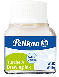 Pelikan A 523 Tusche A, 10 ml, weiß