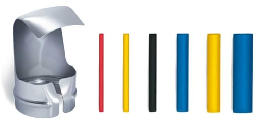 Steinel 75811 Schrumpfschlauch-Set, inkl. Reflektordüse und 100x Schrumpfschläuche 1.6 – 9.5 mm, Zubehör, Kabel isolieren