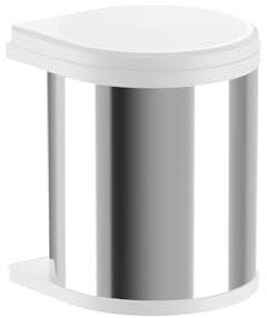 Hailo Abfallsammler 3515011 | Mono Schwenkeimer 15 Liter | Einbau ab 40 cm Unterschrank mit Drehtür | Schwenkautomatik rechts oder links