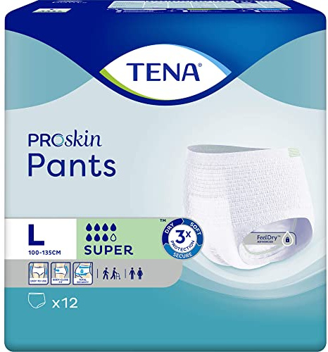 Tena - Tena Proskin Super (Size L) Pants - 12 Pieces