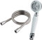 TRADITIONAL VICTORIAN STYLE SHOWER HEAD + 1.5m HOSE, WHITE HANDLE