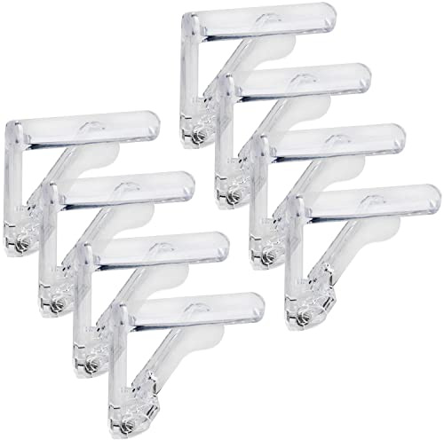 ITROLLE Clip de plástico para mantel, 8 unidades, plástico transparente, con resorte, soporte transparente para mantel de mesa para fiesta en casa, picnic, abrazadera para mantel