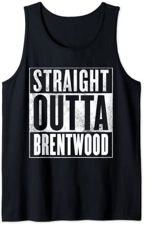 Brentwood – Bois de braisier d'outte droit Débardeur