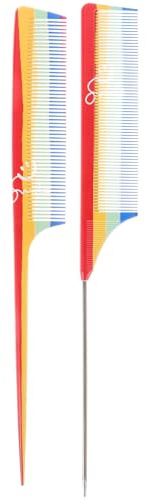 FRCOLOR Peine para Cardar El Cabello Peine de Juego de Peines para El Cabello para Mujeres Y Hombres Herramienta de Peluquería