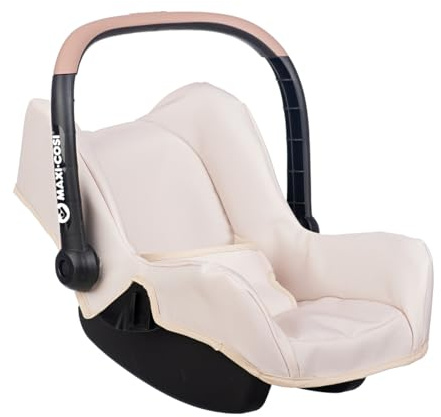Smoby – Maxi-Cosi Puppen-Autositz – Puppenzubehör mit verstellbarem Tragegriff & Sicherheitsgurt – Integriertes Staufach – Für Puppen bis 42 cm, ab 3 Jahren