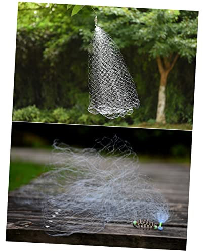 TOKIDNY Filet de pêche épuisettes pour la pêche Net de Bassin fonderie Filets épervier Casting matériel de pêche Cage de crevettes nettes de pêche Petit Filet de Poisson Lancer Un Filet