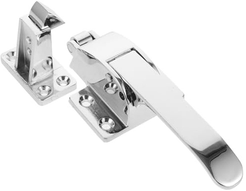 ERINGOGO Maniglia Set Argento in Porta Metallo e Impugnatura per Congelatore Ergonomica Design Minimalista Accessorio Versatile per Frigoriferi e Congelatori