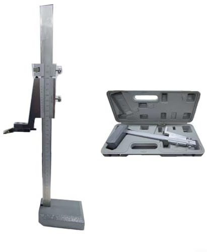 Vernier höjdmätare Calliper Linjal precisionsmätningsverktyg höjd skriber metallarbete vertikal märkning rostfritt stål 0-300 mm (0-300 mm)