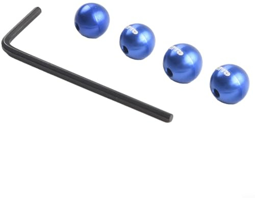 Besttoolifes Lot de 4 embouts de câble de changement de vitesse pour vélo, embouts de câble de frein compatibles avec les câbles de dérailleur de vélo, embouts de ligne en alliage d'aluminium avec
